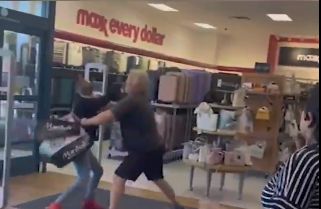 White Man Beating A Black Woman In A Shop Accused Of Racism