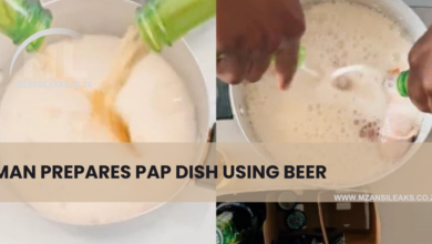 Man Prepares Pap Dish Using Beer