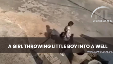WATCH CCTV Footage Of A 7-year-old Girl Throwing A 4-year-old Boy Into A Well Shakes Mzansi